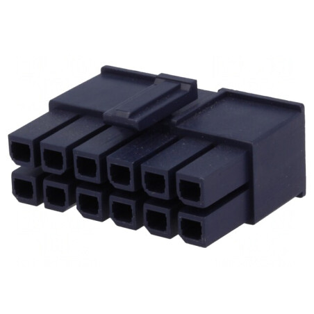 Mufă mamă Mega-Fit 5,7mm 12 pini 23A | Electronic-mag.ro | Componente Electronice