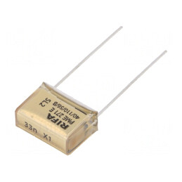 Condensator de hârtie 33nF 300VAC THT | Electronic-mag.ro | Componente Electronice