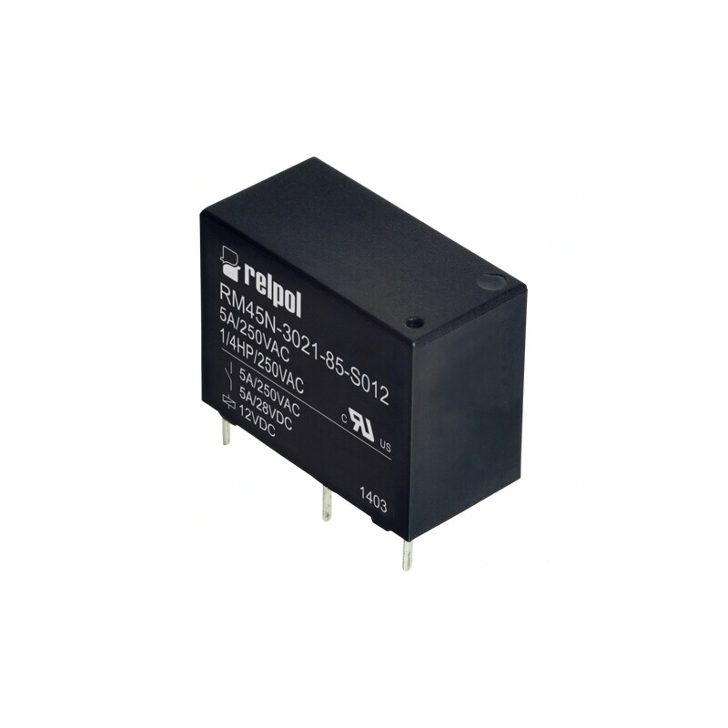 Releu Electromagnetic SPST-NO 12VDC 5A | Electronic-mag.ro | Componente Electronice