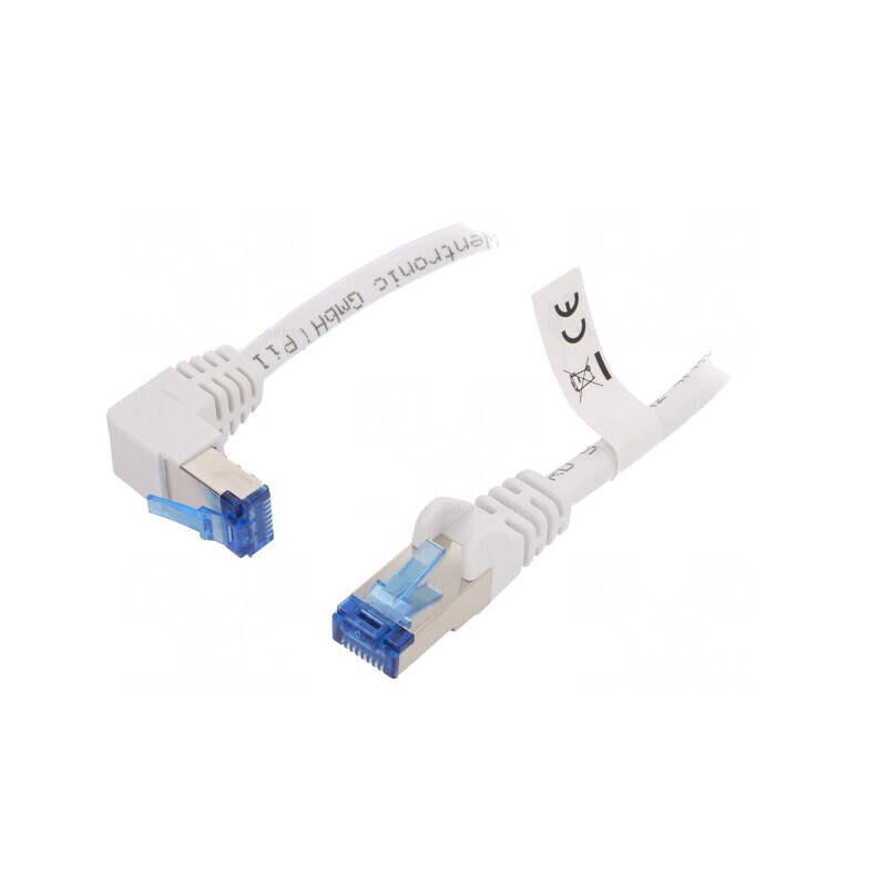 Patch cord rețea alb 0.25m Cat6a LSZH | Electronic-mag.ro | Componente Electronice Patch cord rețea alb 0.25m Cat6a LSZH | Electronic-mag.ro | Componente Electronice