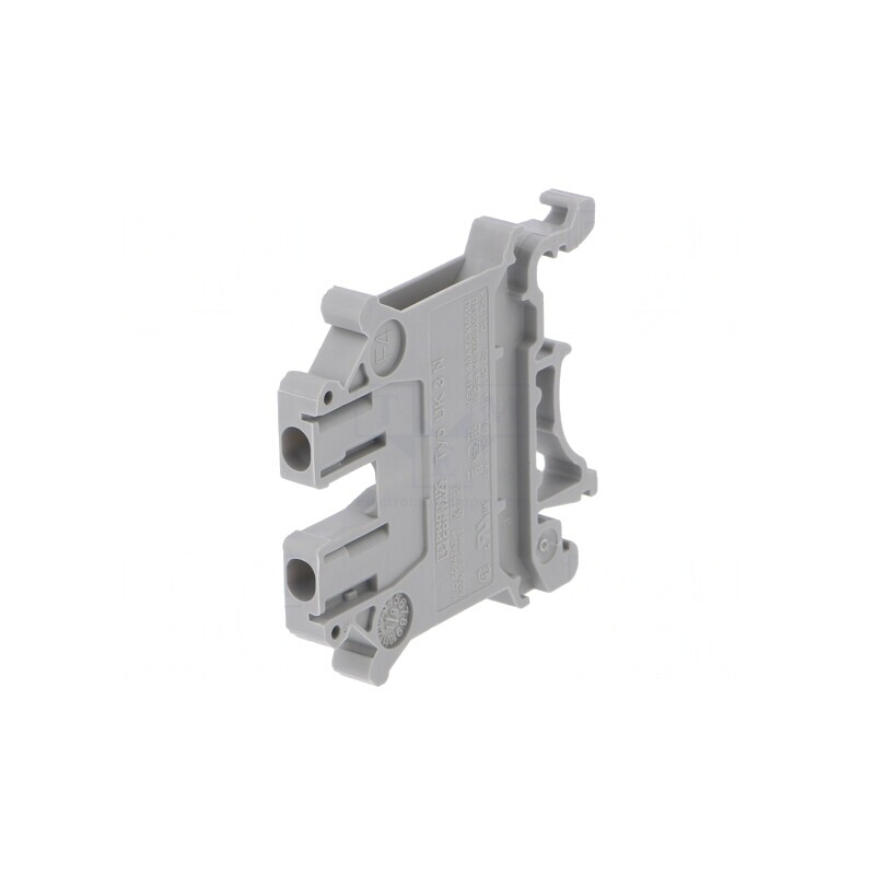 Conector de Șine Gri 0,2-4mm2 2 Borne | Electronic-mag.ro | Componente Electronice