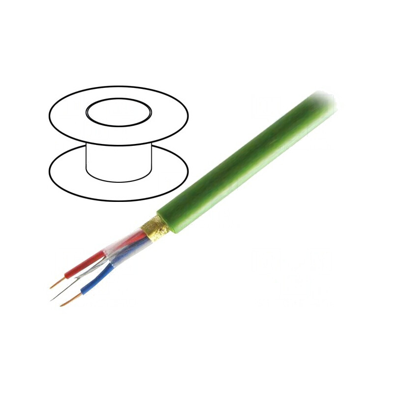 Cablu EiB/KNX Cu LSZH Verde 100m 6mm | Electronic-mag.ro | Componente Electronice