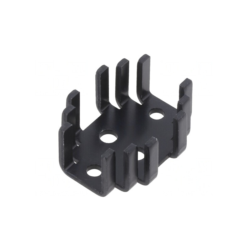 Radiator Extrudat Negru 41.4mm 32.8mm 19mm | Electronic-mag.ro | Componente Electronice