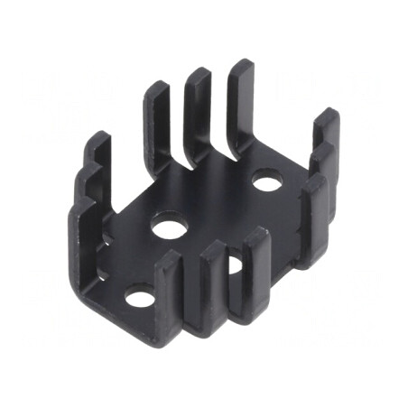 Radiator Extrudat Negru 41.4mm 32.8mm 19mm | Electronic-mag.ro | Componente Electronice