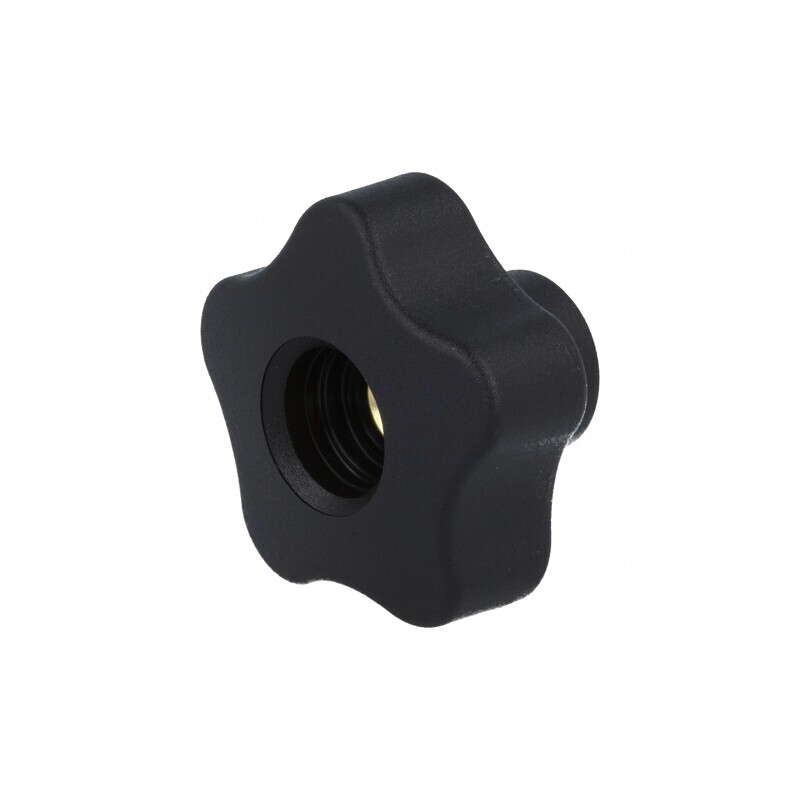 Buton Reglare Ø 40mm Filet M8 18mm H 27mm | Electronic-mag.ro | Componente Electronice