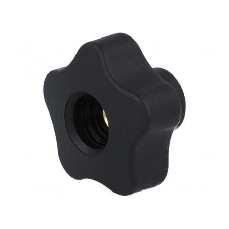 Buton Reglare Ø 40mm Filet M8 18mm H 27mm | Electronic-mag.ro | Componente Electronice
