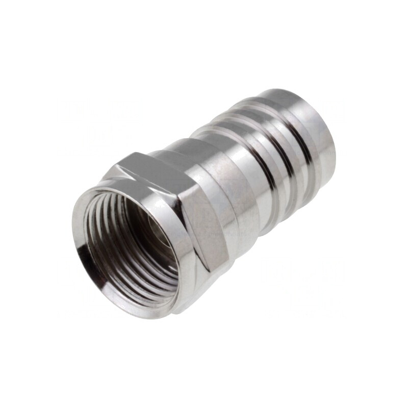 Mufă F tată crimpat pe cablu 75Ω | Electronic-mag.ro | Componente Electronice