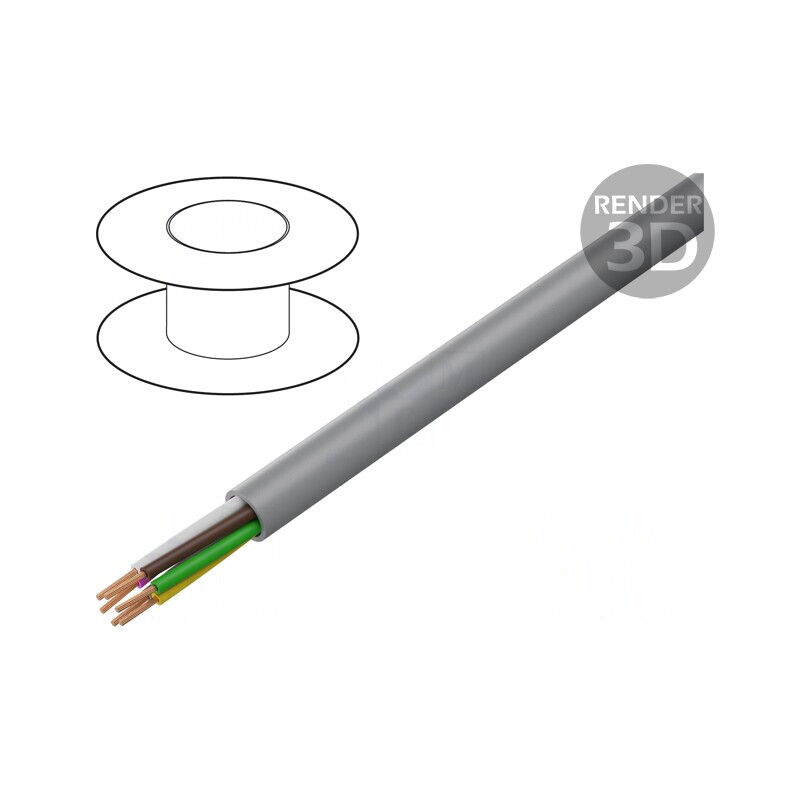 Cablu BiT LiYY 6x0,75mm2 neecranat 300V Cu Litat Gri | Electronic-mag.ro | Componente Electronice Cablu BiT LiYY 6x0,75mm2 neecranat 300V Cu Litat Gri | Electronic-mag.ro | Componente Electronice