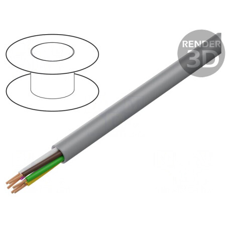 Cablu BiT LiYY 6x0,75mm2 neecranat 300V Cu Litat Gri | Electronic-mag.ro | Componente Electronice