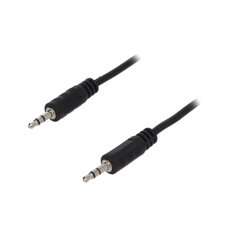 Cablu Audio Jack 3,5mm 3m Negru | Electronic-mag.ro | Componente Electronice