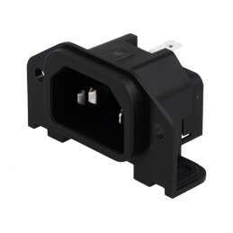 Conector Alimentare AC Soclu Tată 10A 250V | Electronic-mag.ro | Componente Electronice
