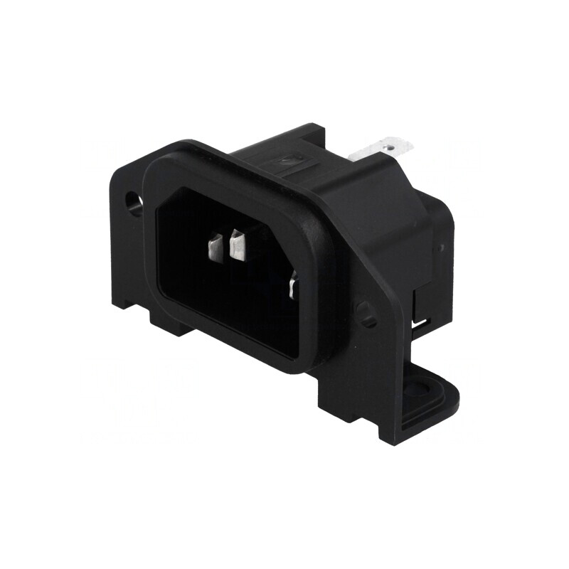 Conector Alimentare AC Soclu Tată 10A 250V | Electronic-mag.ro | Componente Electronice