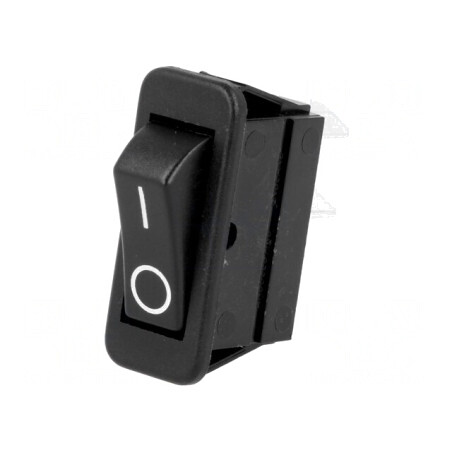 Rocker Switch ON-OFF 16A/250VAC 20A/28VDC Black | Electronic-mag.ro | Componente Electronice