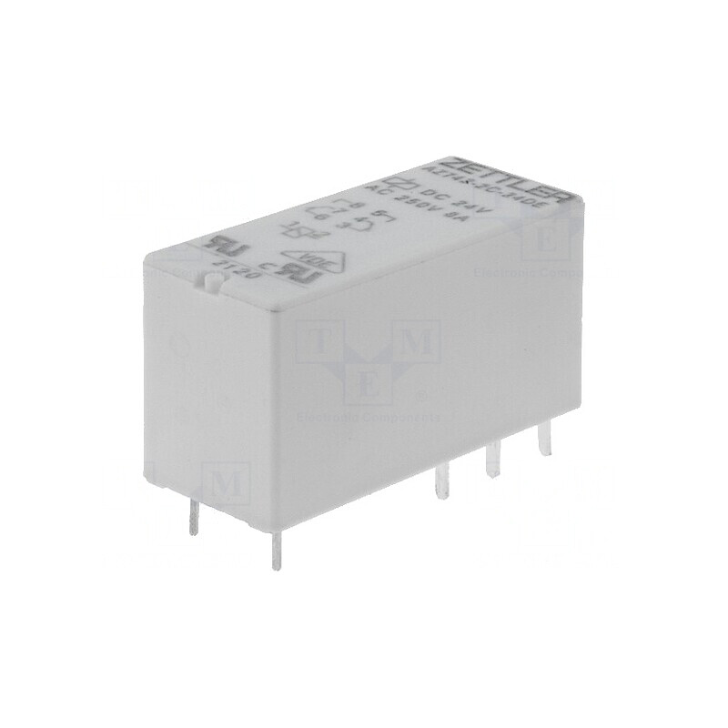 Releu electromagnetic DPDT 24VDC 8A | Electronic-mag.ro | Componente Electronice