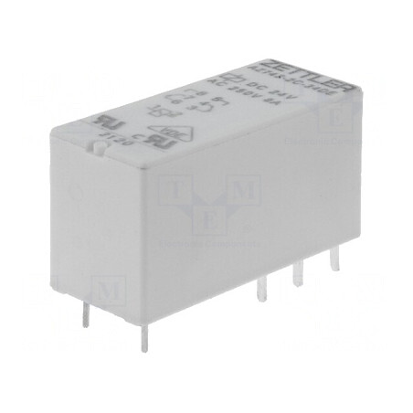 Releu electromagnetic DPDT 24VDC 8A | Electronic-mag.ro | Componente Electronice