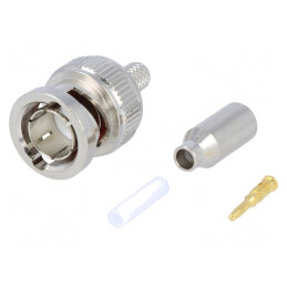 Mufă BNC Tată Drept 93Ω RG179 RGB Video Kabel 2.8mm | Electronic-mag.ro | Componente Electronice