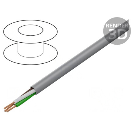 Cablu de Control chainflex CF130.UL PVC Gri 3G0,5mm2 | Electronic-mag.ro | Componente Electronice