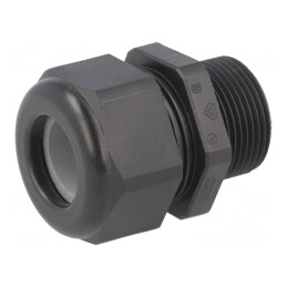 Garnitură etanșare filet alungit M25 IP68 neagră | Electronic-mag.ro | Componente Electronice