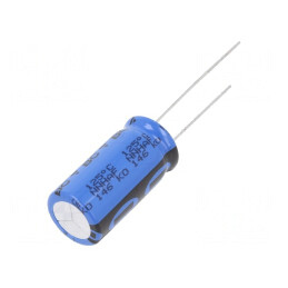Condensator Electrolitic THT 1mF 35V 12.5x25mm Raster 5mm | Electronic-mag.ro | Componente Electronice