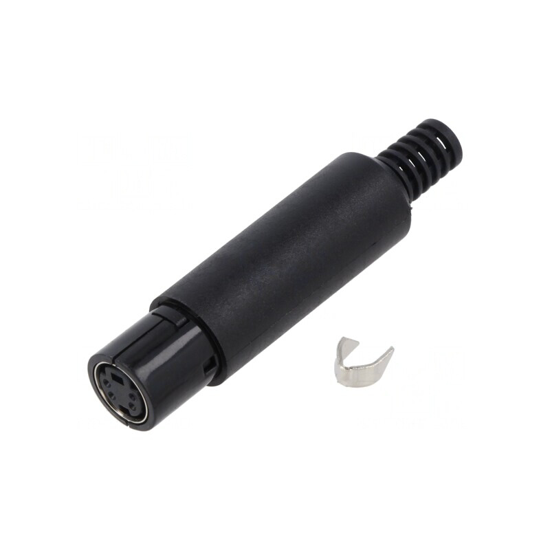 Mufă DIN Mini Mamă 4 Pin Manșon Lipire Cablu Drept | Electronic-mag.ro | Componente Electronice Mufă DIN Mini Mamă 4 Pin Manșon Lipire Cablu Drept | Electronic-mag.ro | Componente Electronice