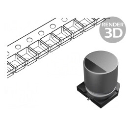 Condensator hibrid 470uF 35V SMD