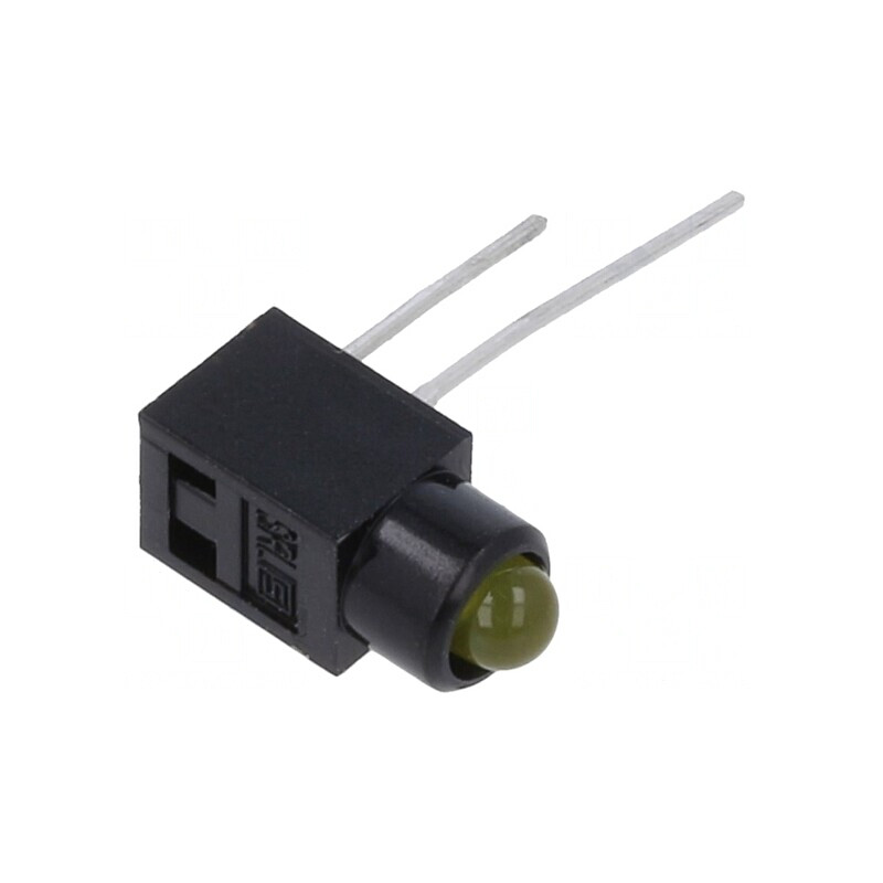 LED galben 3mm 30mA cu lentilă galbenă | Electronic-mag.ro | Componente Electronice