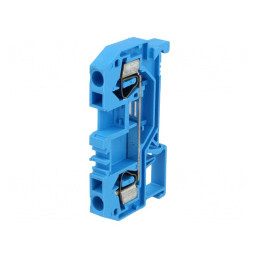 Terminal Îmbinare Șine 0,08-4mm² 1 Pista 2 Borne Albastru | Electronic-mag.ro | Componente Electronice