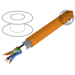Cablu ETHERLINE® LAN 200 SF/UTP 5e LSZH 4x2x24AWG Cu | Electronic-mag.ro | Componente Electronice