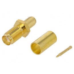 Mufă RP-SMA Tată Drept Crimpat RG58 Cabluri | Electronic-mag.ro | Componente Electronice