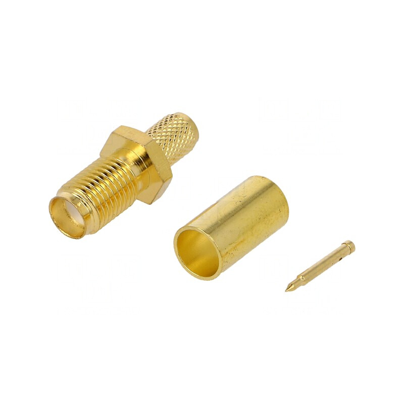 Mufă RP-SMA Tată Drept Crimpat RG58 Cabluri | Electronic-mag.ro | Componente Electronice