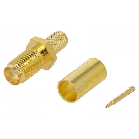Mufă RP-SMA Tată Drept Crimpat RG58 Cabluri | Electronic-mag.ro | Componente Electronice