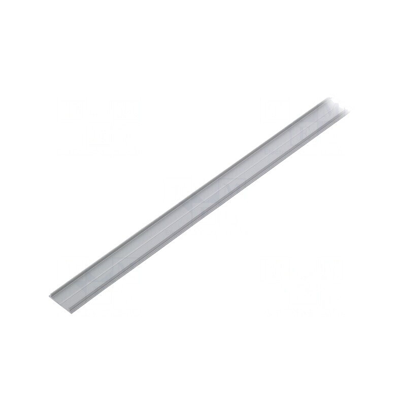 Profil aluminiu LED 1m montaj suprafață natural FIX12 | Electronic-mag.ro | Componente Electronice
