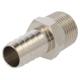 Racord push-in alamă nichelată R 3/8 12mm | Electronic-mag.ro | Componente Electronice
