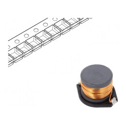 Inductor Ferită SMD 1mH 1,17A 1,2Ω ±20%