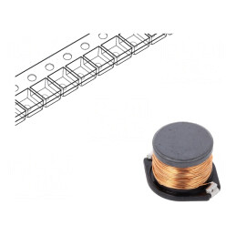 Inductor Ferită SMD 10mH 390mA 10.5Ω ±20% 18.7x15.2x12mm | Electronic-mag.ro | Componente Electronice