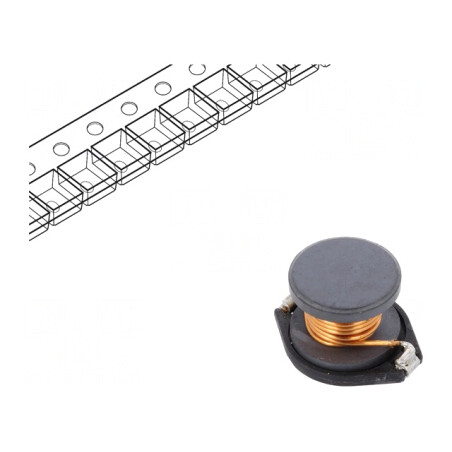 Inductor SMD Ferită 15uH 7,85A 34mΩ ±20% 18,7x15,2x12mm | Electronic-mag.ro | Componente Electronice
