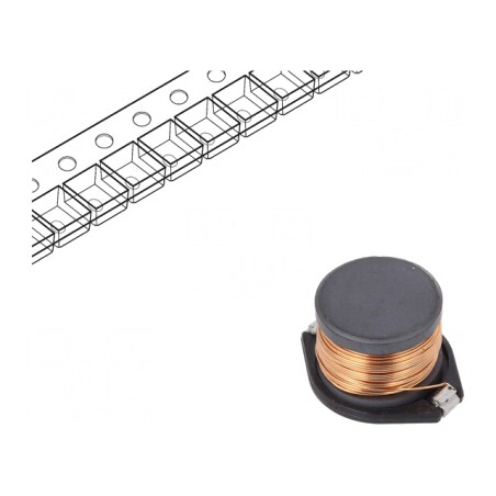 Inductor Ferită SMD 4,7mH 650mA 5,2Ω ±20% | Electronic-mag.ro | Componente Electronice