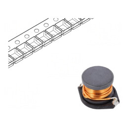 Inductor SMD 82uH 3,95A 104mΩ ±20%
