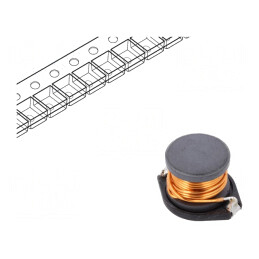 Inductor SMD 82uH 3,95A 104mΩ ±20% | Electronic-mag.ro | Componente Electronice