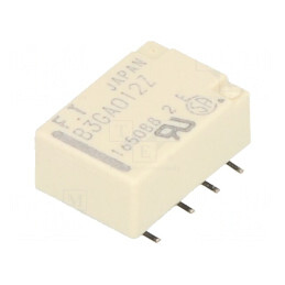 Releu electromagnetic DPDT 12VDC SMT | Electronic-mag.ro | Componente Electronice