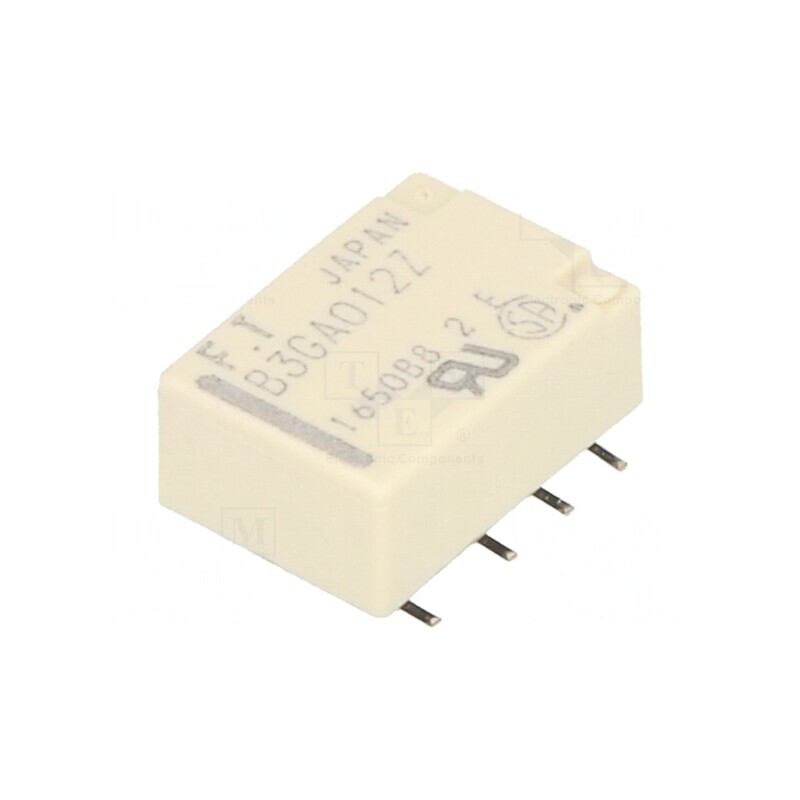 Releu electromagnetic DPDT 12VDC SMT | Electronic-mag.ro | Componente Electronice