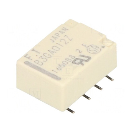 Releu electromagnetic DPDT 12VDC SMT | Electronic-mag.ro | Componente Electronice