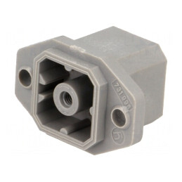 Conector dreptunghiular tată 4 pini cositorit IP65