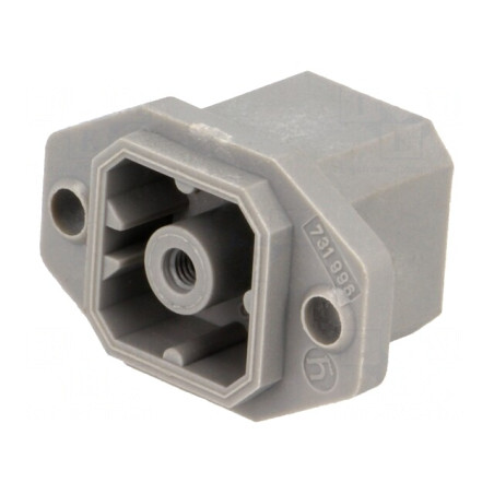 Conector dreptunghiular tată 4 pini cositorit IP65 | Electronic-mag.ro | Componente Electronice