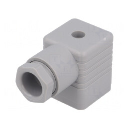 Conector Valvă Mufă 18mm 3 PIN 90° | Electronic-mag.ro | Componente Electronice