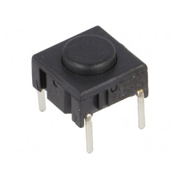 Microîntrerupător TACT SPST-NO 0,05A 24VDC THT | Electronic-mag.ro | Componente Electronice