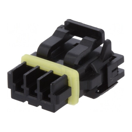 Conector Cablu-Cablu Mizu-P25 Mamă 3 PIN IP67 | Electronic-mag.ro | Componente Electronice