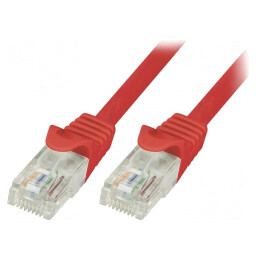 Patch cord UTP Cat6 2m Roșu | Electronic-mag.ro | Componente Electronice