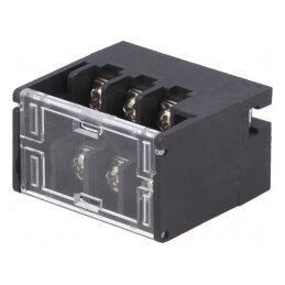 Regletă de conexiuni PCB 90° 7,62mm 6 piste 14A | Electronic-mag.ro | Componente Electronice