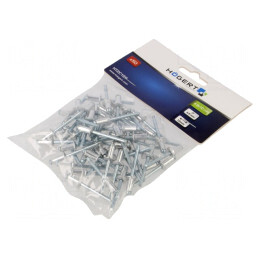 Diblu Aluminiu 4,8mm x 10mm - Set 50 Bucăți | Electronic-mag.ro | Componente Electronice